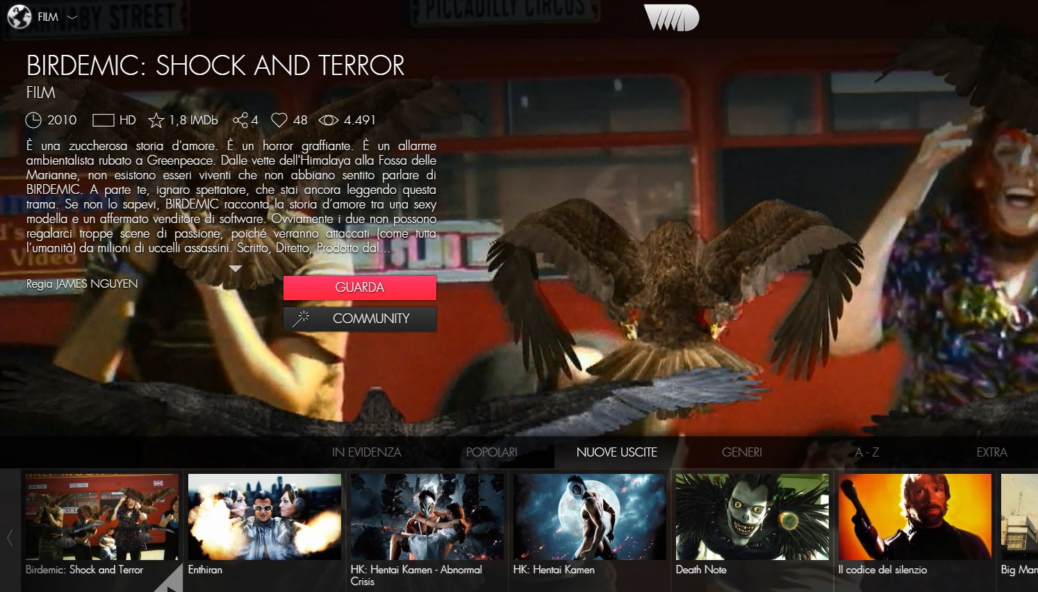 vvvvid per guardare film gratis