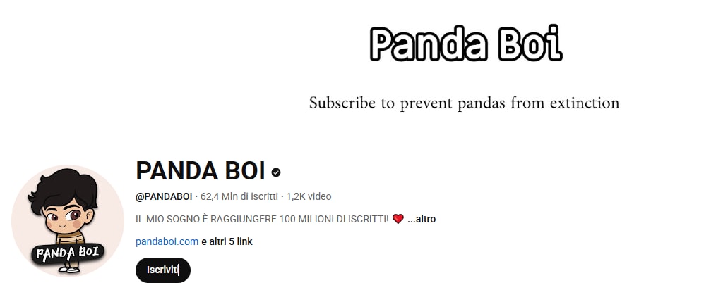 canale di panda boi