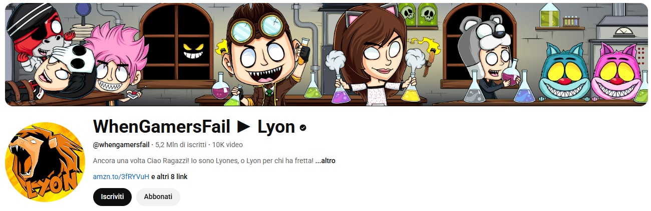 canale youtube di Lyon