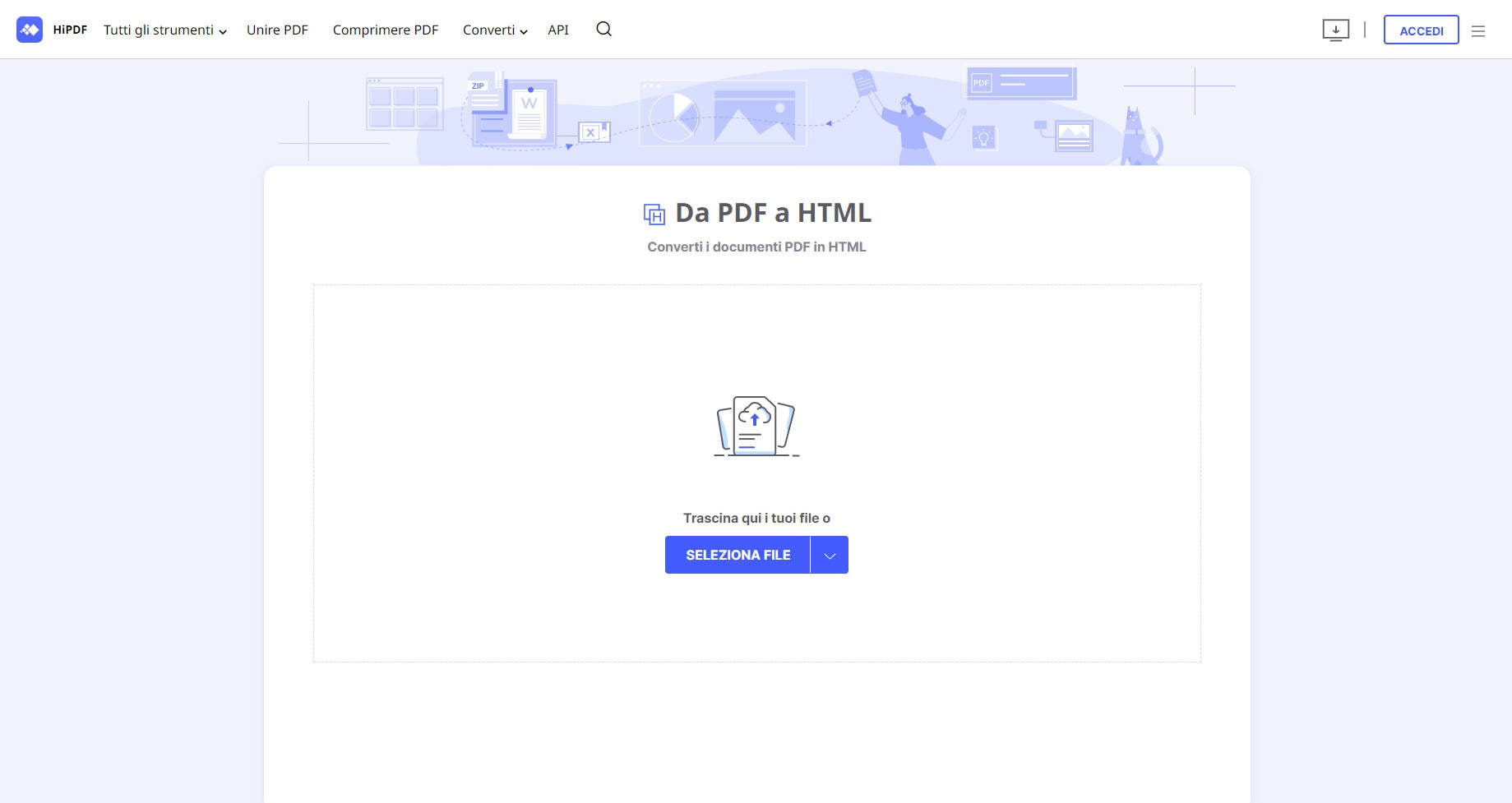 converti pdf in link url online gratuitamente