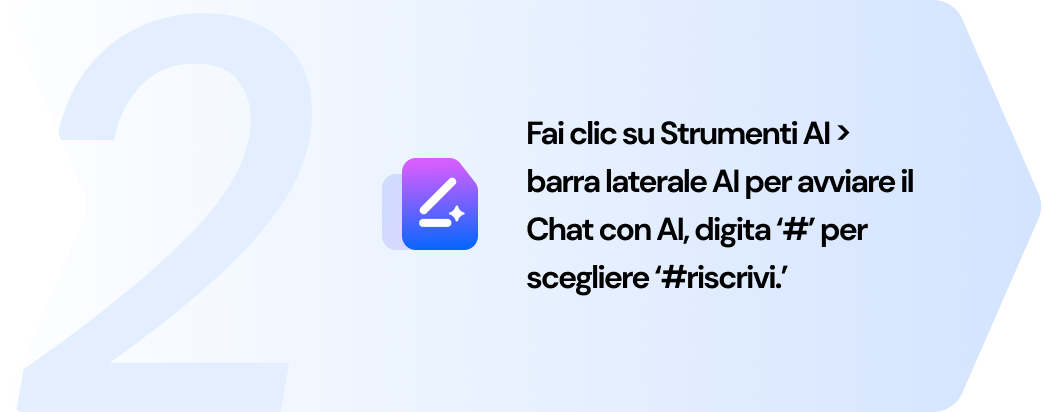 riscrivi il pdf utilizzando l'ai