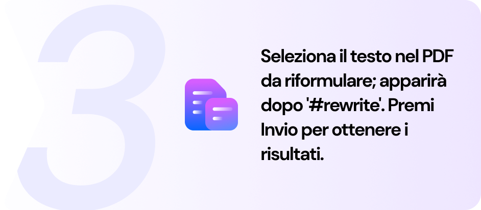 Riscrivi e sostituisci i testi in pdf