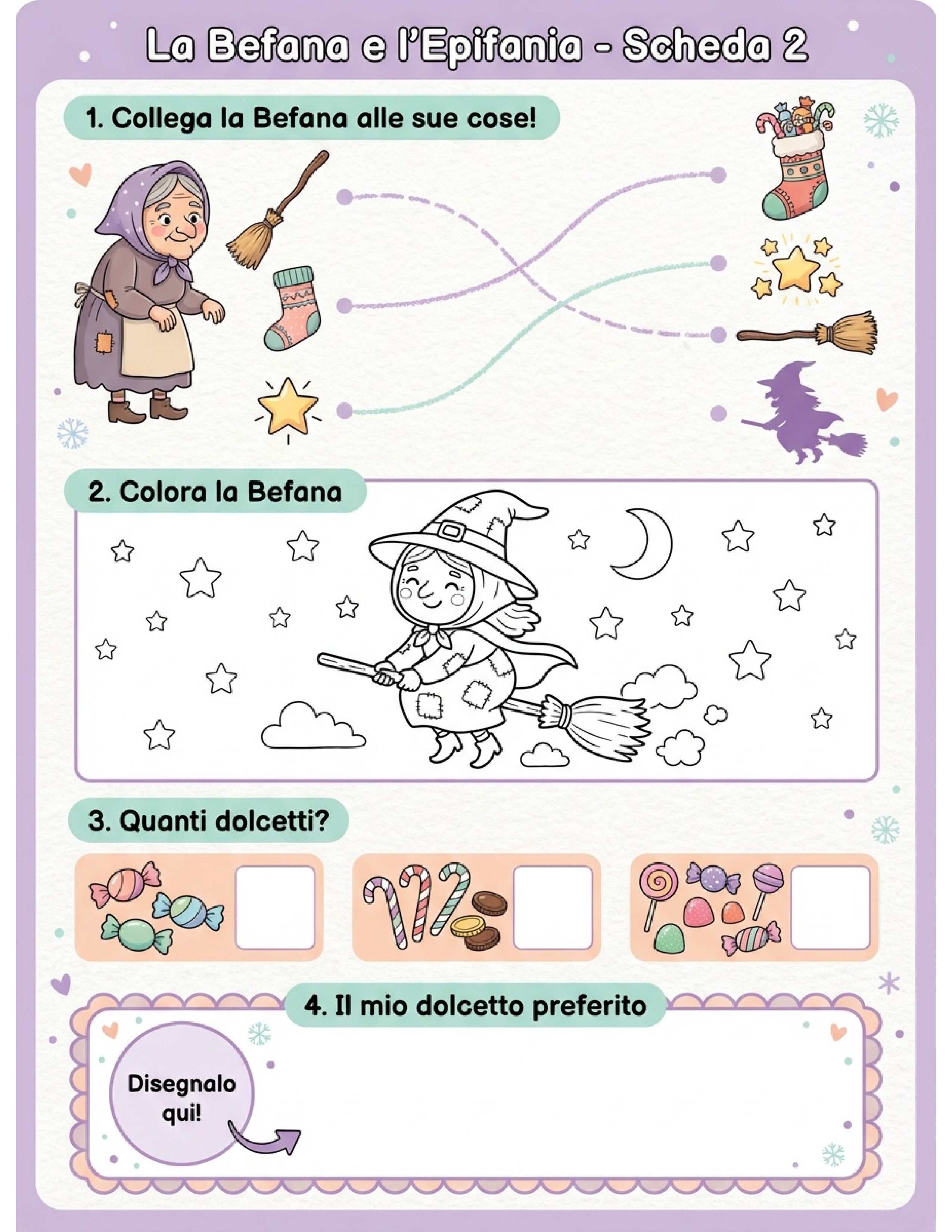 schede didattiche Epifania PDF