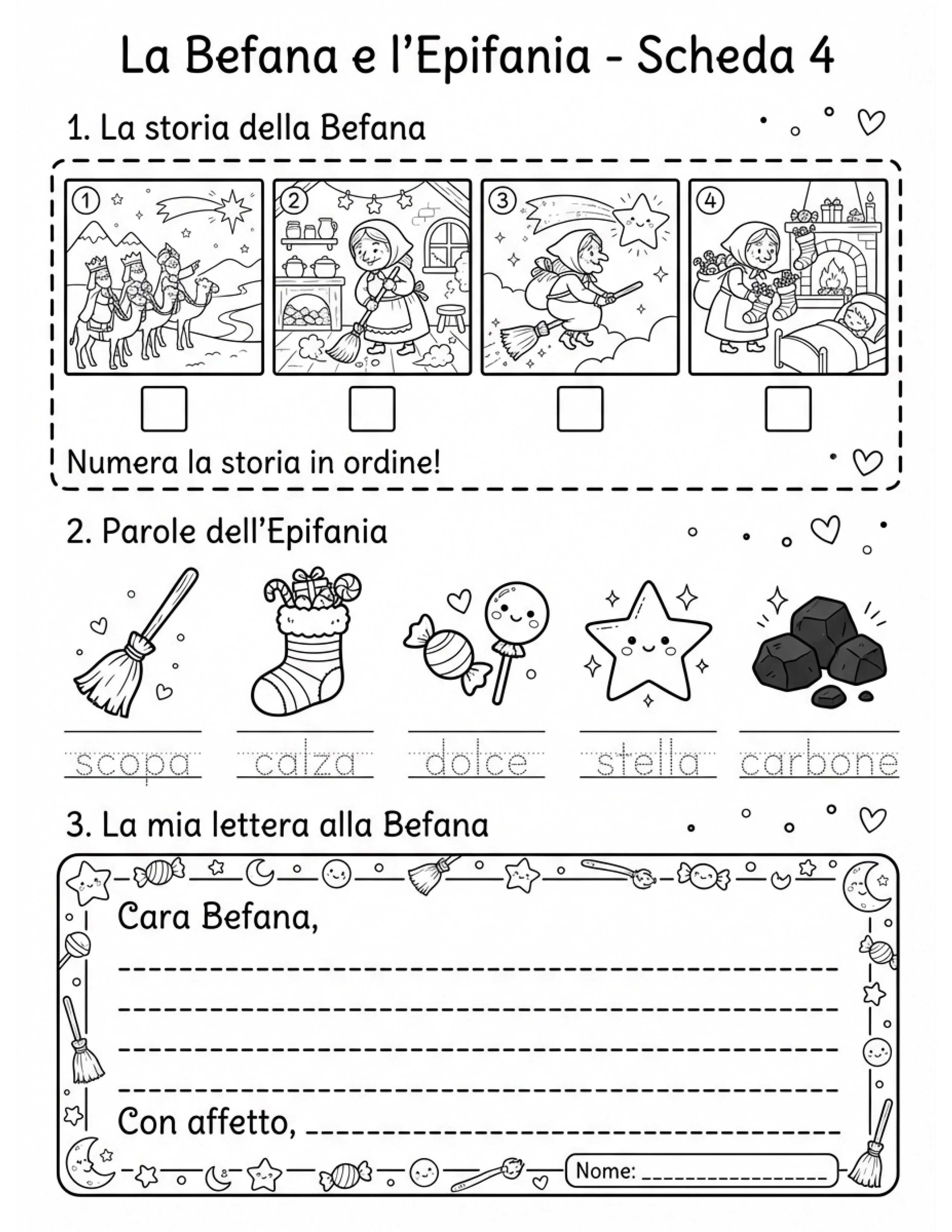 schede didattiche Epifania PDF