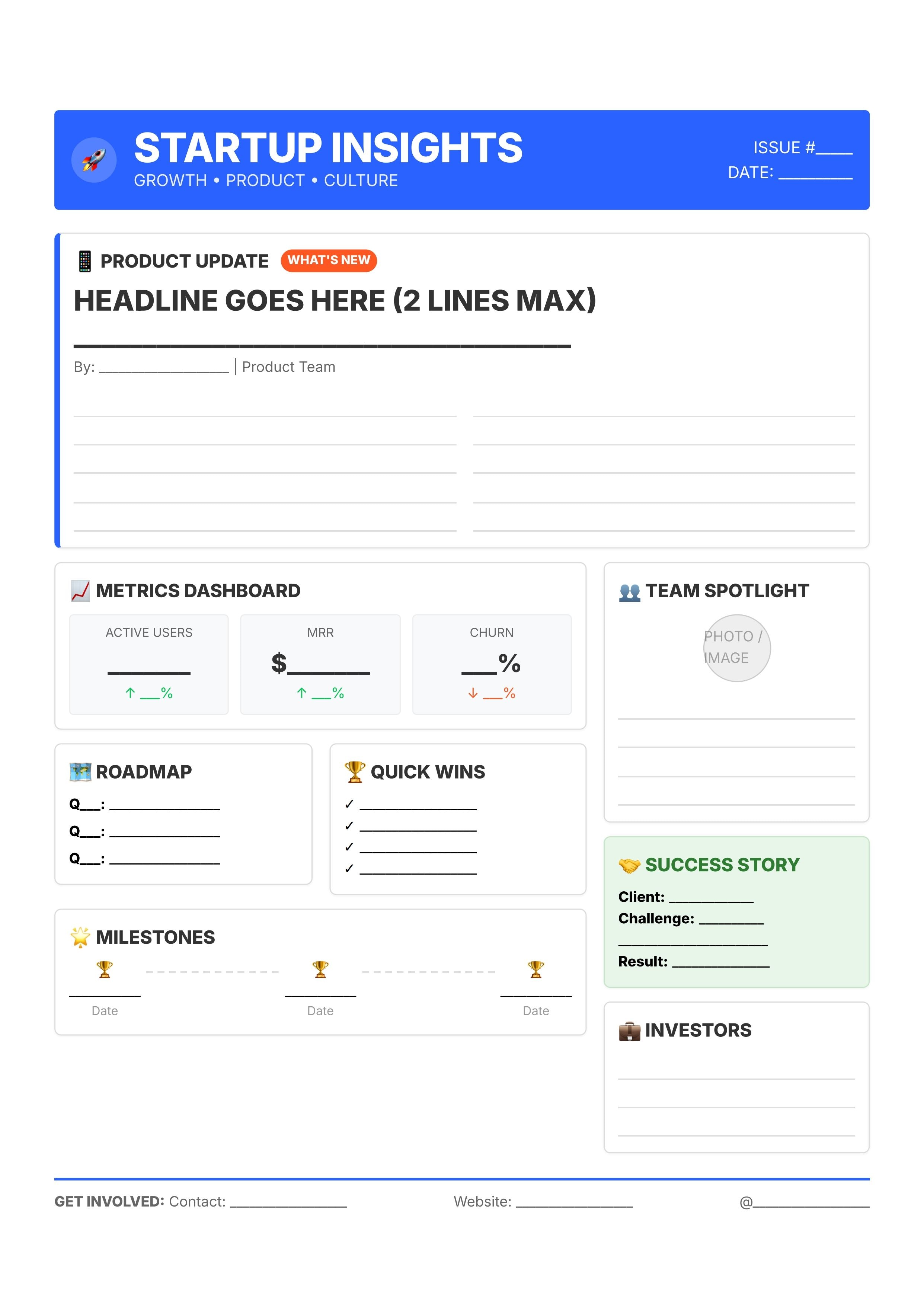 pagina di giornale vuota pdf