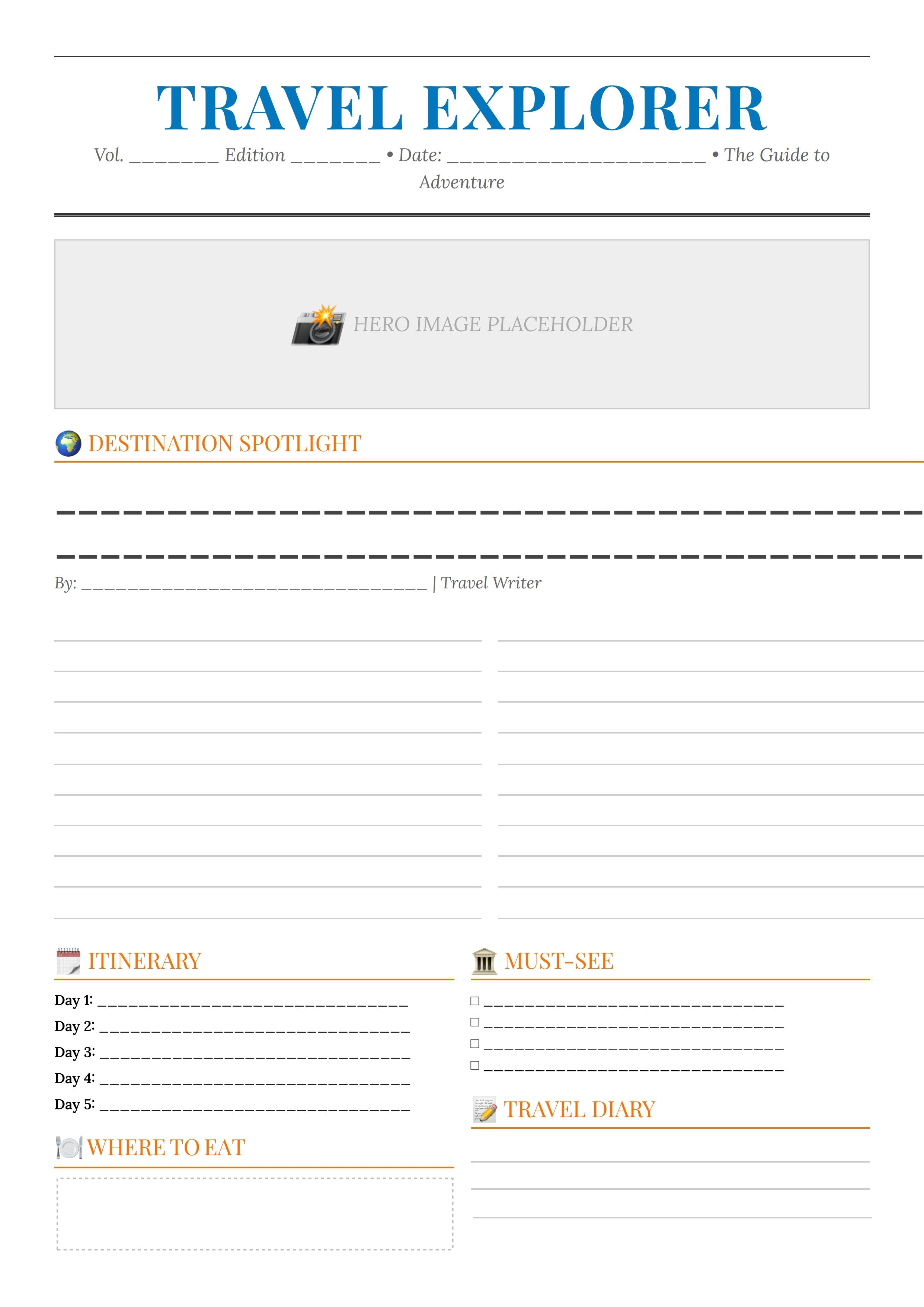 pagina di giornale vuota pdf