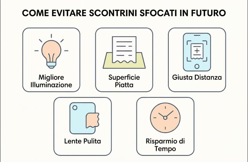 tips to avoid blurry receipts