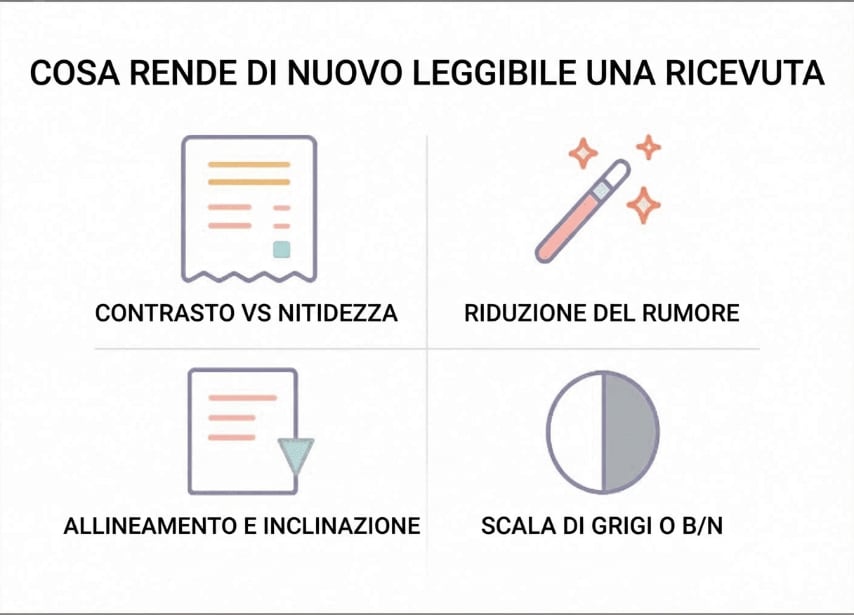 what makes a receipt readable again