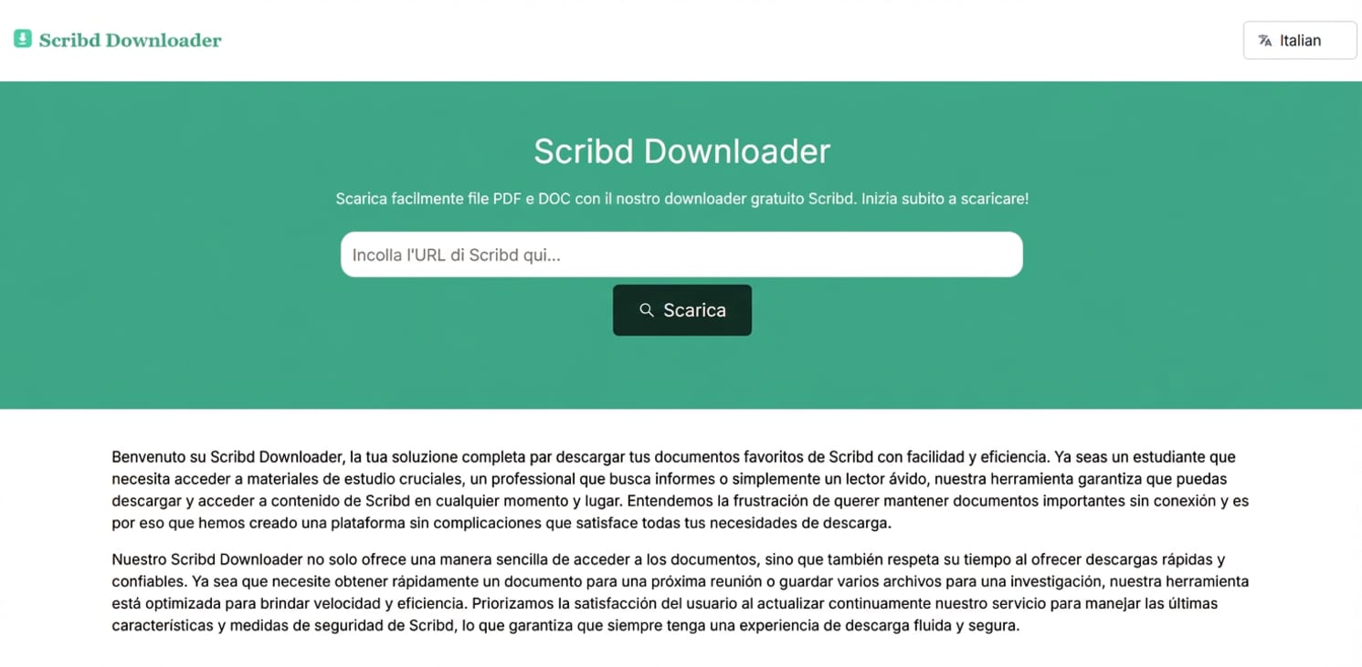 convertire scribd a PDF
