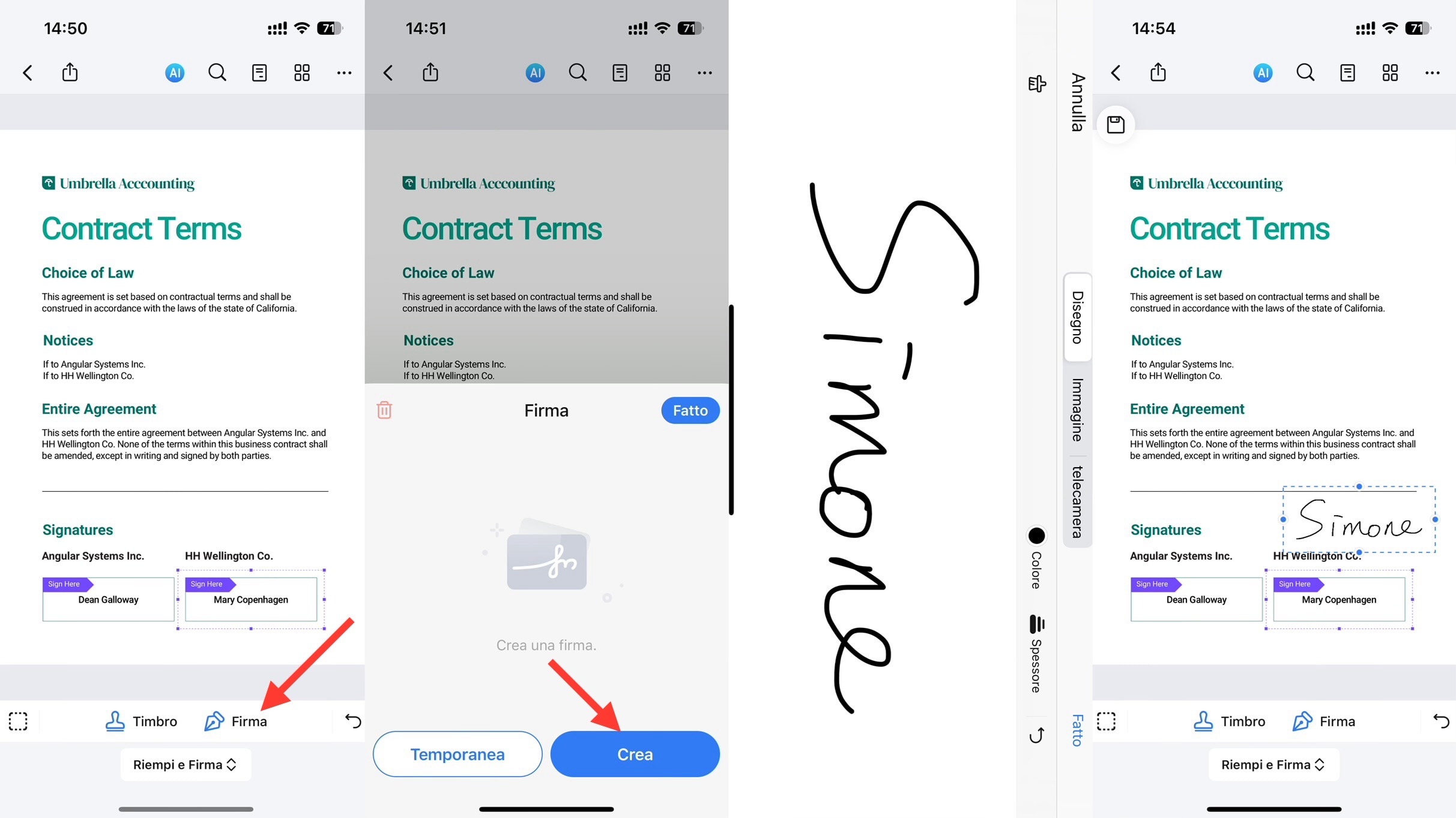 come aggiungere la firma ai pdf su iphone