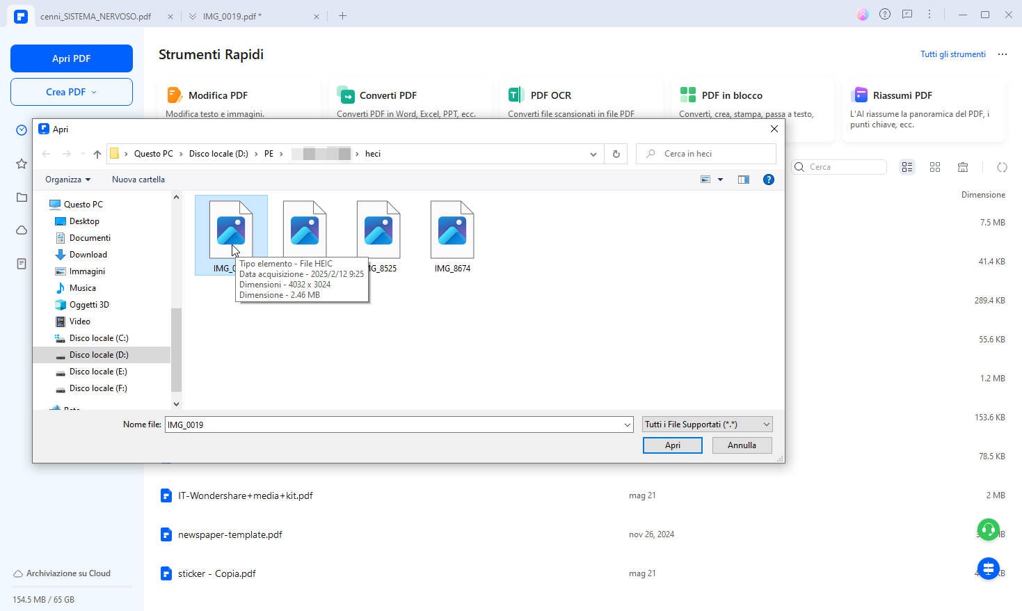 apri heic su windows