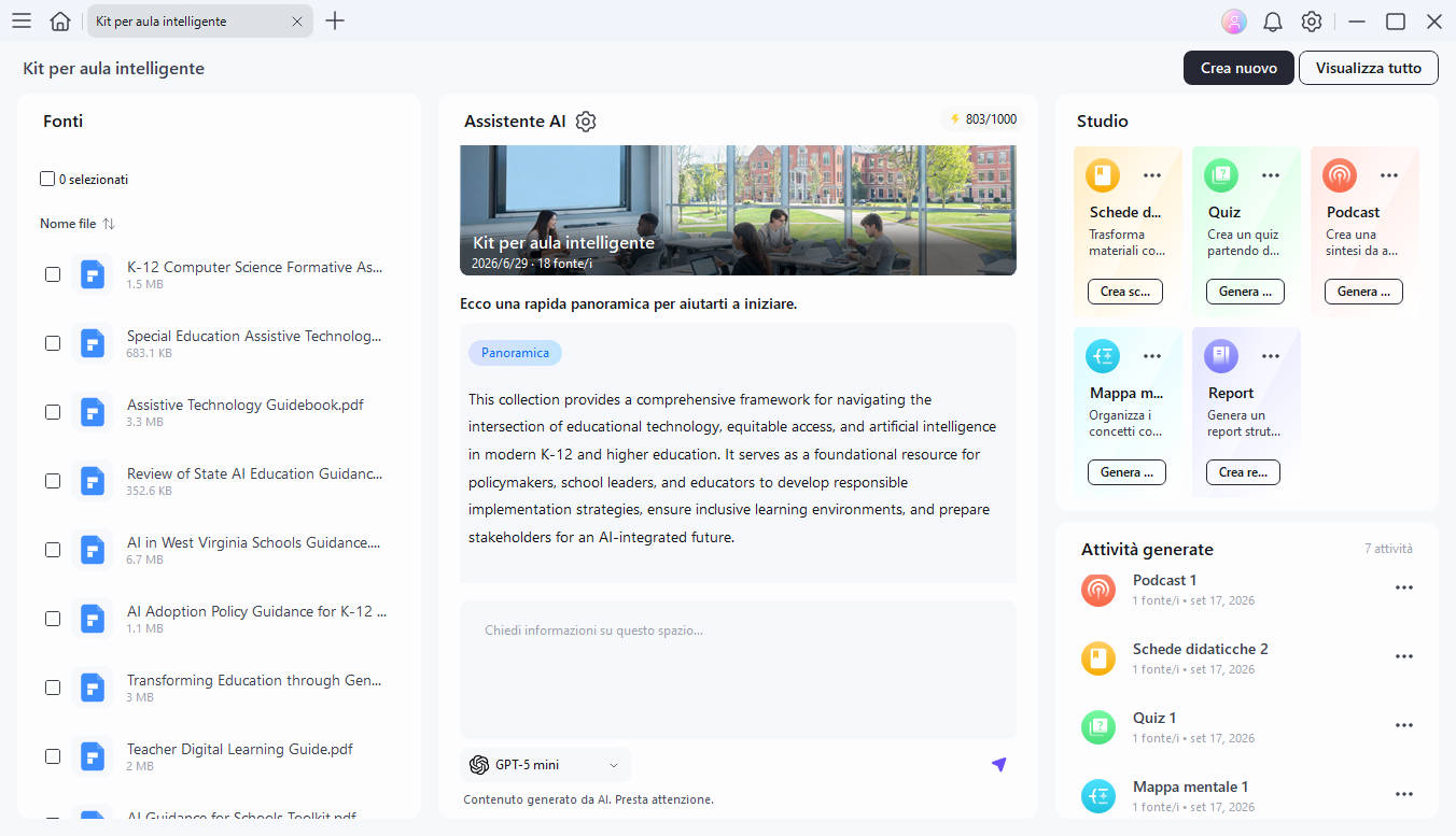 convertir documentos y PDF en pódcast con PDFelement AI Space