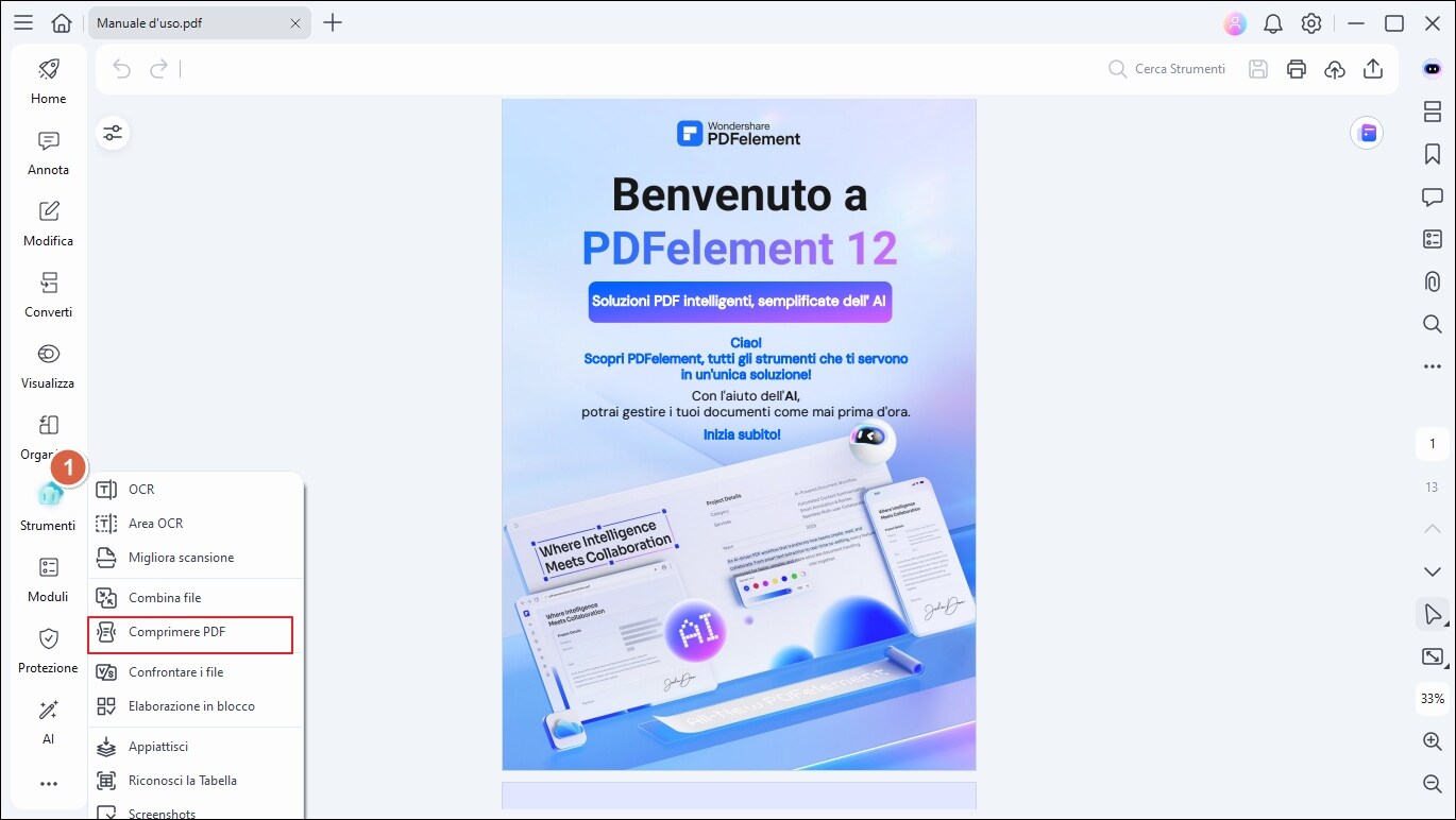 comprimere pdf