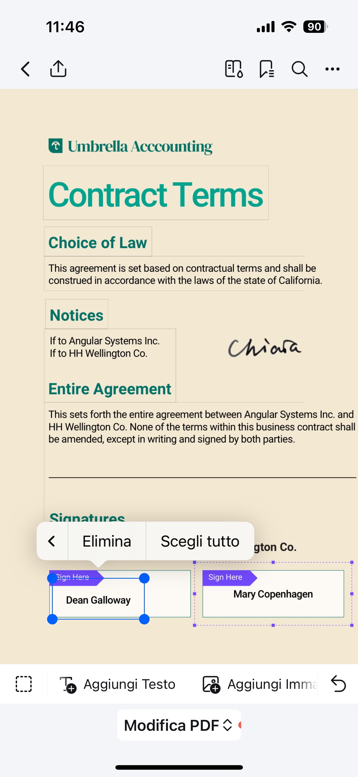 togliere firma digitale da pdf