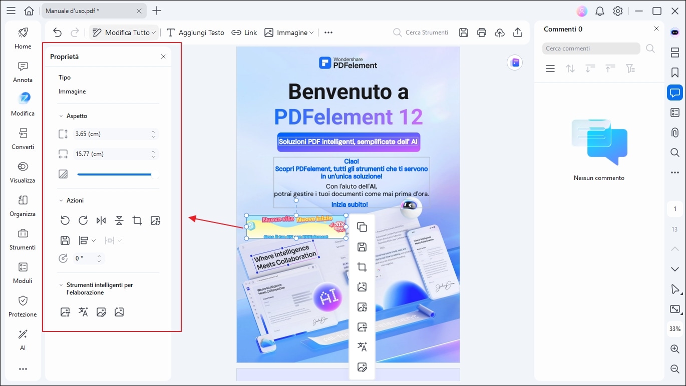 come aggiungere foto in pdf
