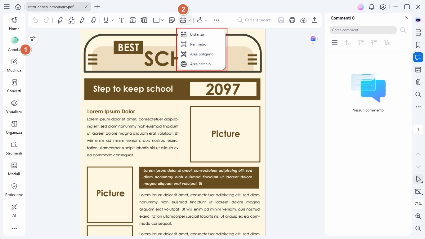 misurazione pdf
