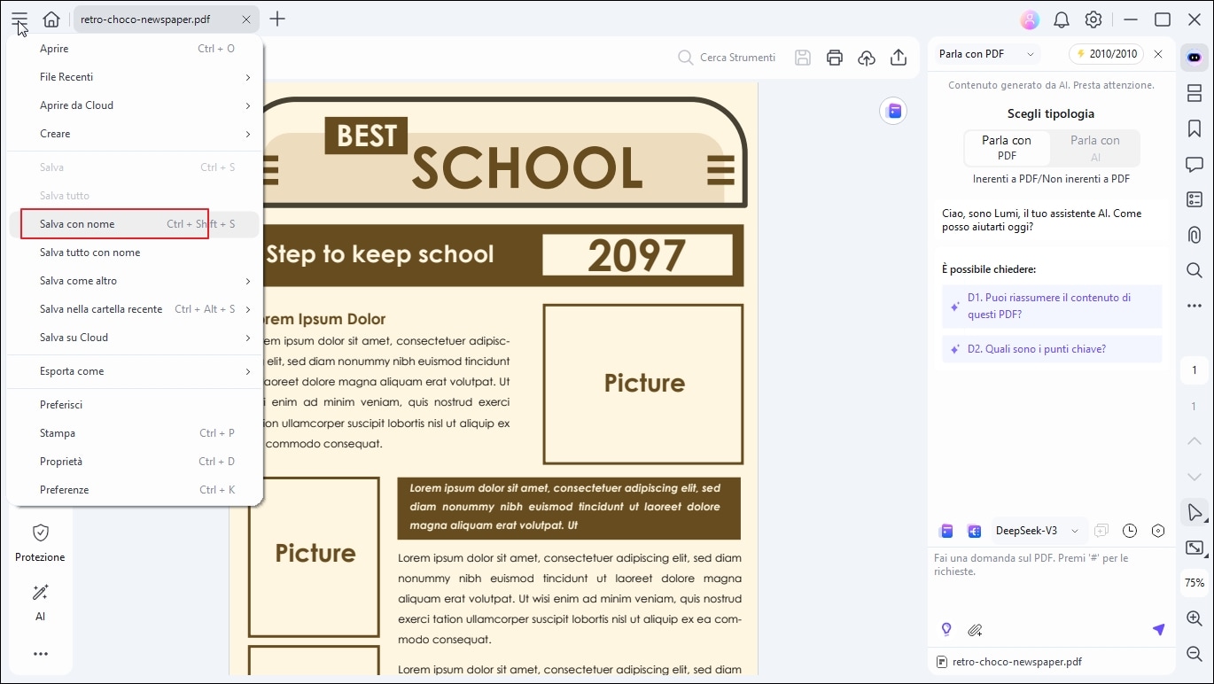 save pdf