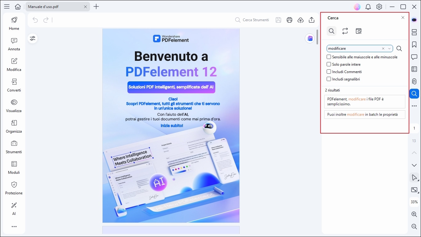 ricerca in pdf