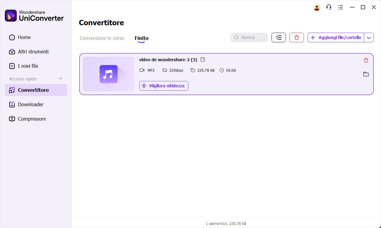 get the converted audio files